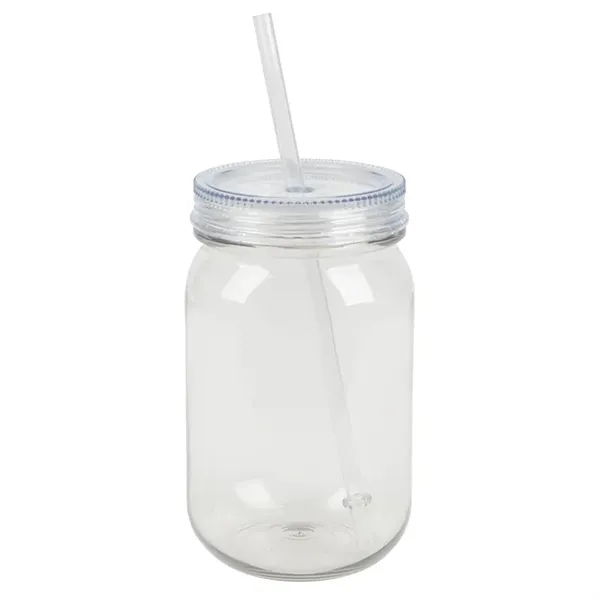 Bootlegger II 27 oz. RPET Mason Jar Tumbler - Bootlegger II 27 oz. RPET Mason Jar Tumbler - Image 2 of 8