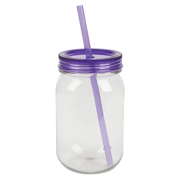Bootlegger II 27 oz. RPET Mason Jar Tumbler - Bootlegger II 27 oz. RPET Mason Jar Tumbler - Image 5 of 8