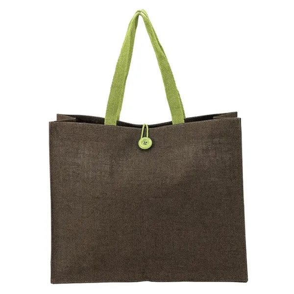 Melbourne Natural Jute Tote - Melbourne Natural Jute Tote - Image 1 of 3
