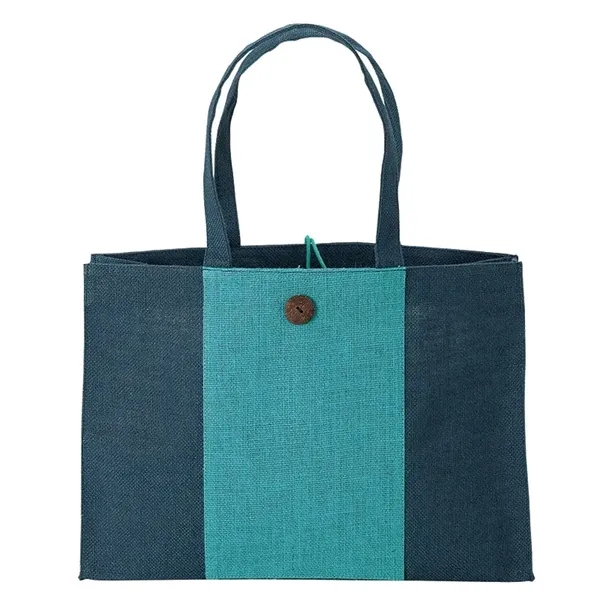 Charlotte Natural Jute Tote - Charlotte Natural Jute Tote - Image 2 of 2