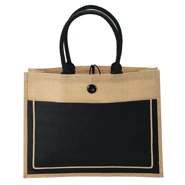 Camden Natural Jute Tote - Camden Natural Jute Tote - Image 0 of 2