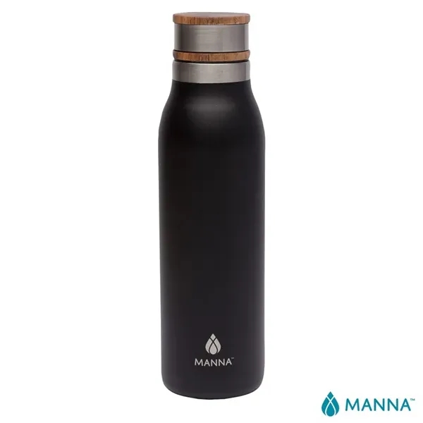 Manna™ 18 oz. Ascend Stainless Steel Water Bottle w/ Acac... - Manna™ 18 oz. Ascend Stainless Steel Water Bottle w/ Acac... - Image 0 of 4