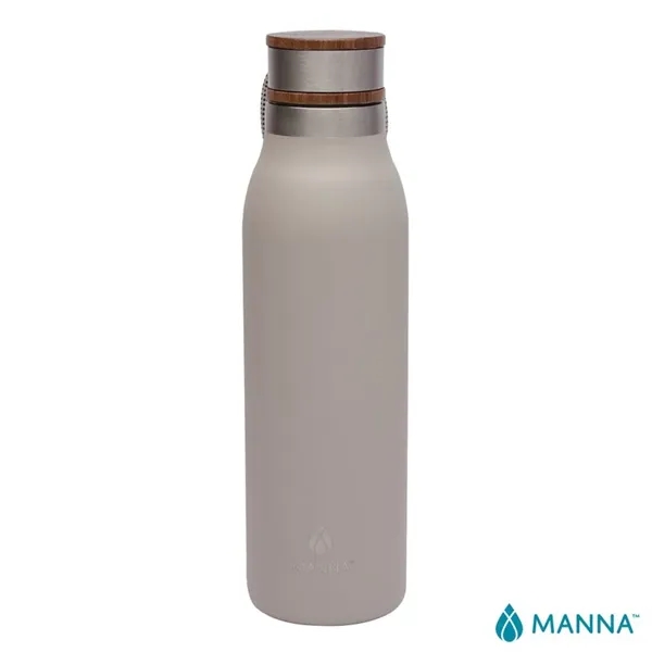 Manna™ 18 oz. Ascend Stainless Steel Water Bottle w/ Acac... - Manna™ 18 oz. Ascend Stainless Steel Water Bottle w/ Acac... - Image 1 of 4