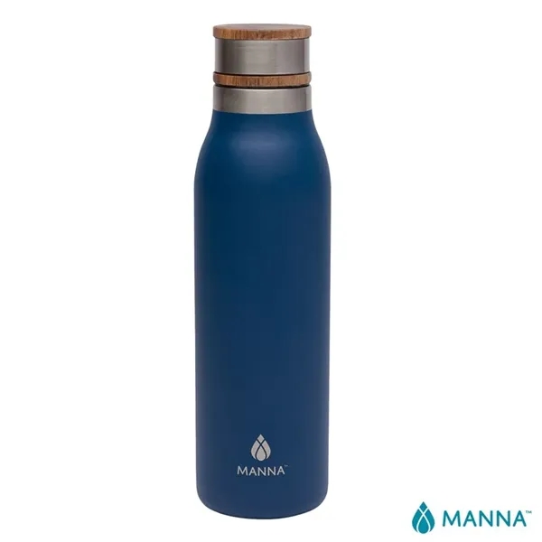 Manna™ 18 oz. Ascend Stainless Steel Water Bottle w/ Acac... - Manna™ 18 oz. Ascend Stainless Steel Water Bottle w/ Acac... - Image 3 of 4