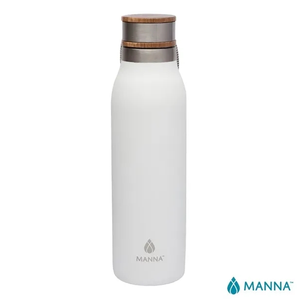 Manna™ 18 oz. Ascend Stainless Steel Water Bottle w/ Acac... - Manna™ 18 oz. Ascend Stainless Steel Water Bottle w/ Acac... - Image 4 of 4