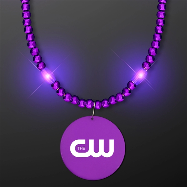 LED Light Beads with Medallion - LED Light Beads with Medallion - Image 4 of 8