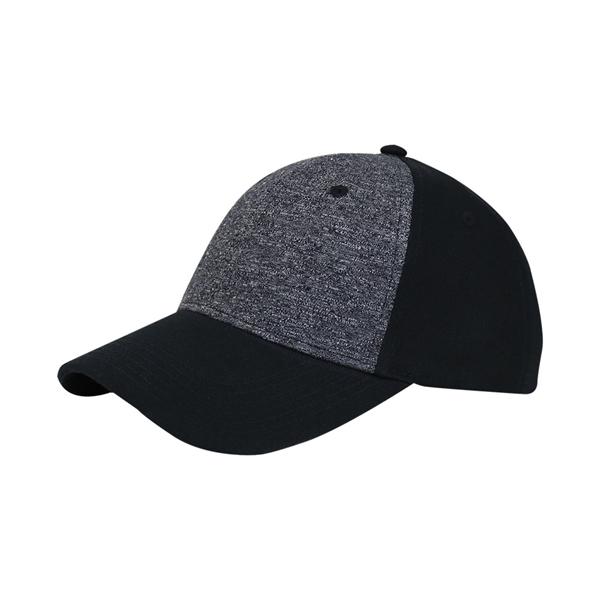 Deluxe Brushed Cotton Twill Snapback Cap - Deluxe Brushed Cotton Twill Snapback Cap - Image 2 of 2