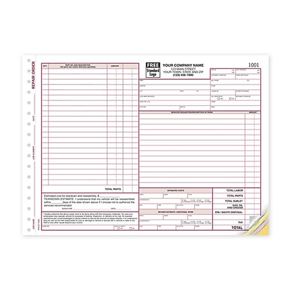 Repair Orders, California State With Small Terms Area - Repair Orders, California State With Small Terms Area - Image 0 of 0