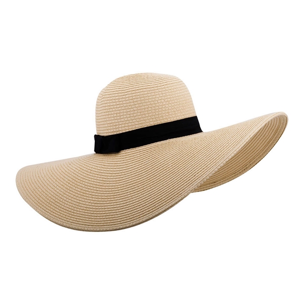 Ladies' Toyo Braid Sun Hat - Ladies' Toyo Braid Sun Hat - Image 1 of 2