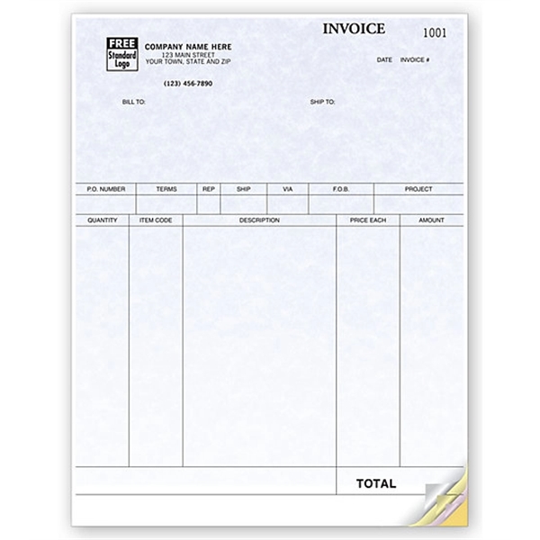 Product Invoices, Laser, Parchment - Product Invoices, Laser, Parchment - Image 0 of 1