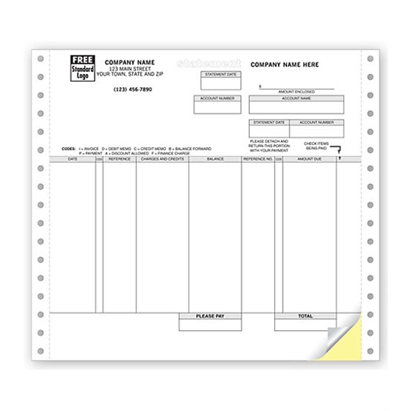 Statements, Continuous, Classic - Statements, Continuous, Classic - Image 0 of 0