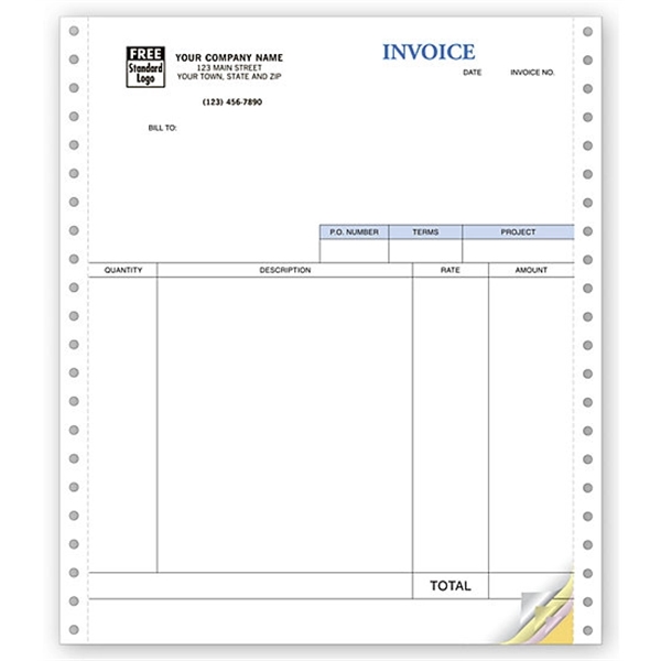 Service Invoices, Continuous, Classic - Service Invoices, Continuous, Classic - Image 0 of 0