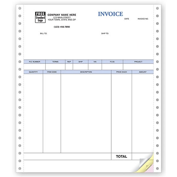 Product Invoices, Continuous, Classic - Product Invoices, Continuous, Classic - Image 0 of 0