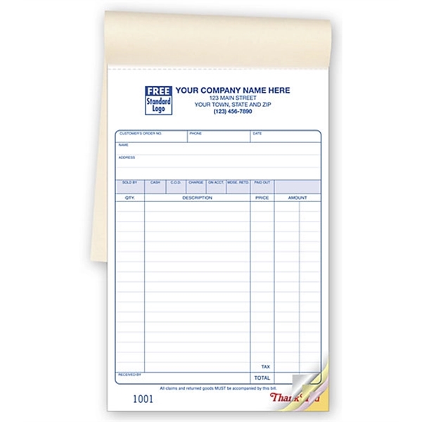 Multi-Purpose Sales Books, Classic Design, Large - Multi-Purpose Sales Books, Classic Design, Large - Image 0 of 0
