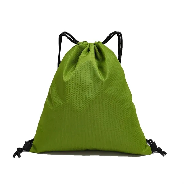 Small Polyester Drawstring Backpack - Small Polyester Drawstring Backpack - Image 1 of 4