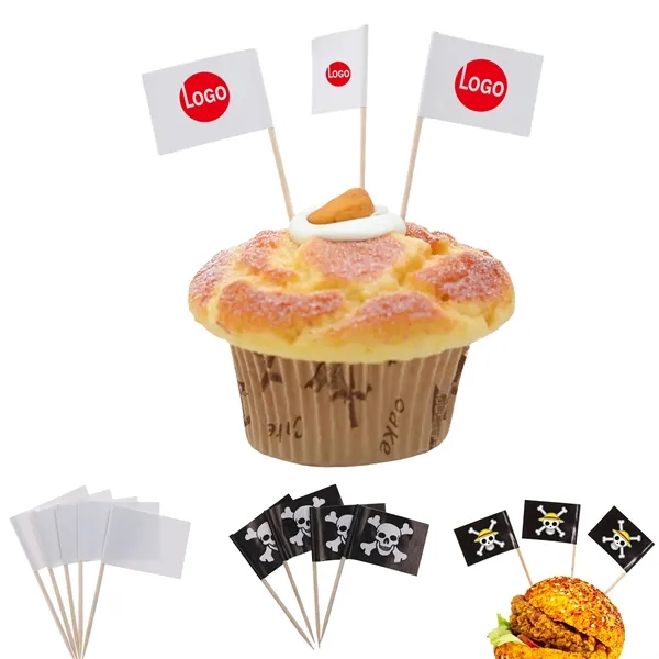 Portable Customizable Toothpick Flag for Food - Portable Customizable Toothpick Flag for Food - Image 1 of 2