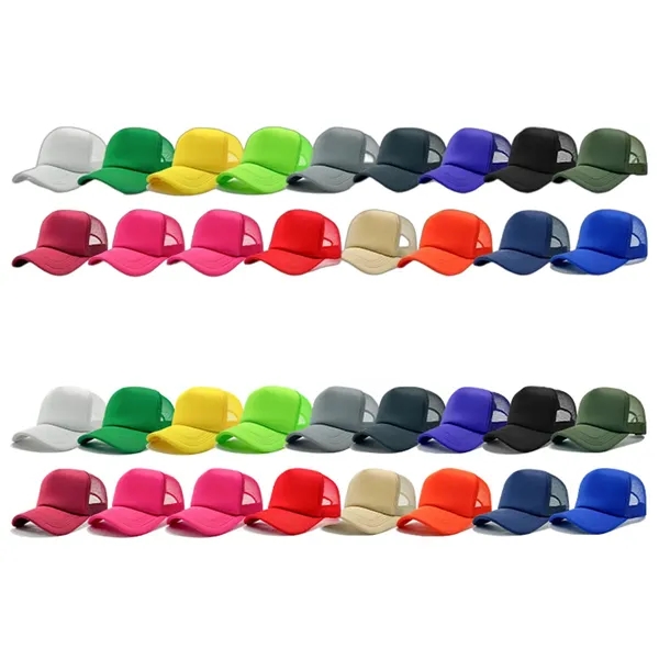 Adjustable Mesh Sports Baseball Cap Trucker Hat - Adjustable Mesh Sports Baseball Cap Trucker Hat - Image 1 of 7