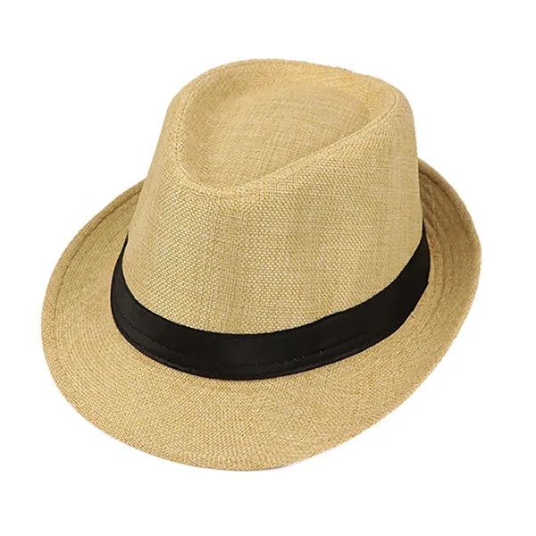 Unisex Vintage Twill Panama Fedora Hat (Free Shipping) - Unisex Vintage Twill Panama Fedora Hat (Free Shipping) - Image 5 of 5