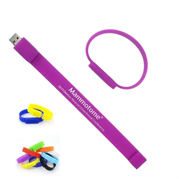 Silicone Wristband USB Drive Bracelet - Silicone Wristband USB Drive Bracelet - Image 0 of 0