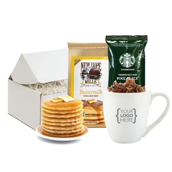 Pancake Breakfast Gift Box with Starbucks Coffee & Mug - Pancake Breakfast Gift Box with Starbucks Coffee & Mug - Image 2 of 3