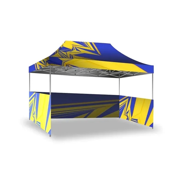 Custom Tent 15' x 10' UV Print Complete with 2 Half Walls - Custom Tent 15' x 10' UV Print Complete with 2 Half Walls - Image 1 of 1