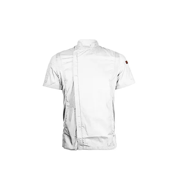 Men's Short Sleeve Modern Chef Coat - Men's Short Sleeve Modern Chef Coat - Image 2 of 11