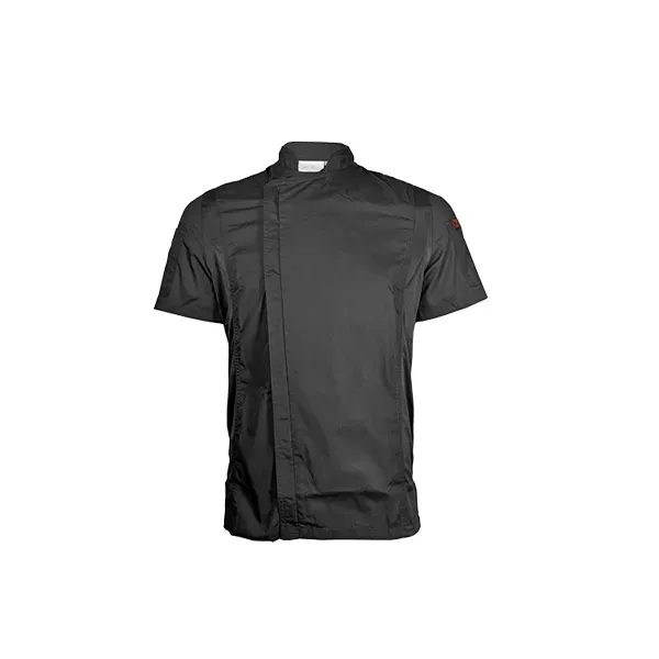 Men's Short Sleeve Modern Chef Coat - Men's Short Sleeve Modern Chef Coat - Image 8 of 11