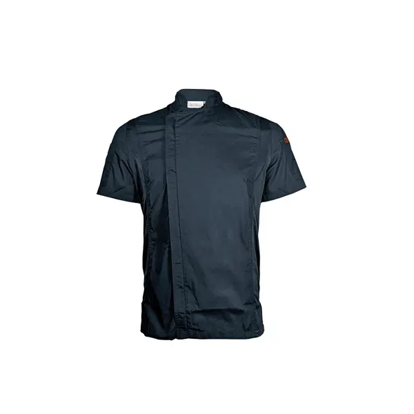 Men's Short Sleeve Modern Chef Coat - Men's Short Sleeve Modern Chef Coat - Image 11 of 11