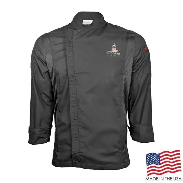 Men's Long Sleeve Modern Chef Coat - Men's Long Sleeve Modern Chef Coat - Image 1 of 5