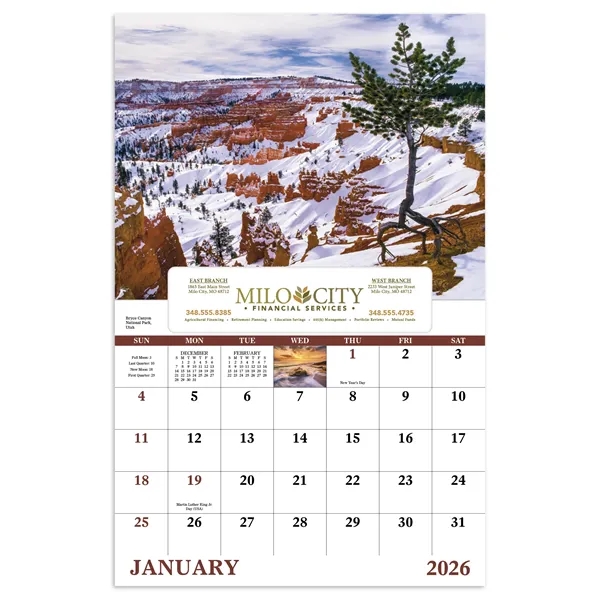 Good Value™ Landscapes of America - Window Calendar - Good Value™ Landscapes of America - Window Calendar - Image 5 of 5