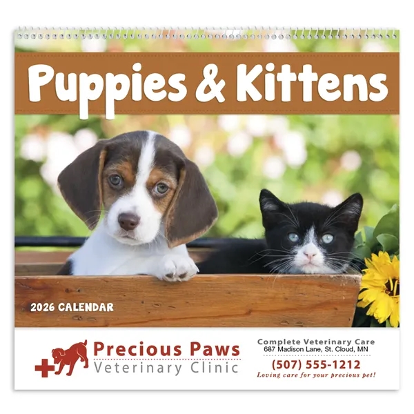 Good Value™ Puppies & Kittens - Spiral Calendar - Good Value™ Puppies & Kittens - Spiral Calendar - Image 5 of 6