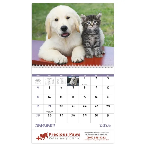 Good Value™ Puppies & Kittens - Spiral Calendar - Good Value™ Puppies & Kittens - Spiral Calendar - Image 6 of 6