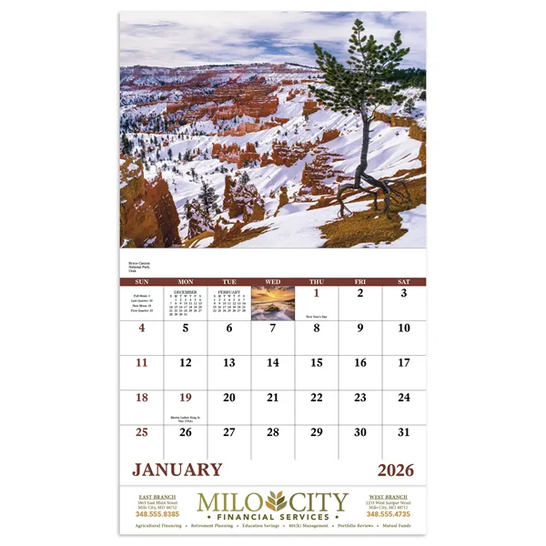 Good Value™ Landscapes of America - Stapled Calendar - Good Value™ Landscapes of America - Stapled Calendar - Image 4 of 6
