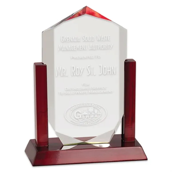 9" Clear Royal Crown Acrylic Award - 9" Clear Royal Crown Acrylic Award - Image 0 of 1