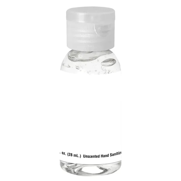 1 oz. Clear Sanitizer, Round Bottle - 1 oz. Clear Sanitizer, Round Bottle - Image 1 of 1