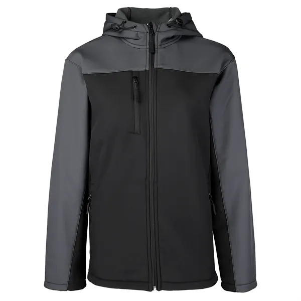 Men's Hooded Core Soft Shell Jacket - Men's Hooded Core Soft Shell Jacket - Image 6 of 7