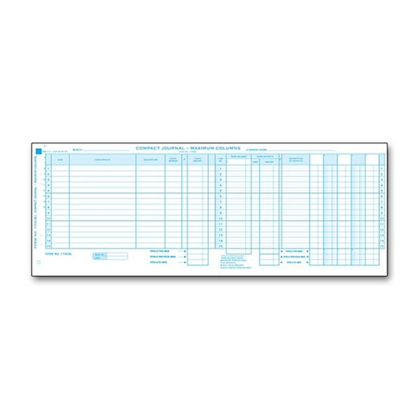 Journals, Compact, Maximum Columns