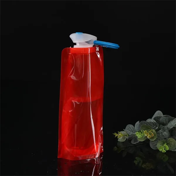 24oz Foldable Water Bottle with Leakproof Lid - 24oz Foldable Water Bottle with Leakproof Lid - Image 5 of 6