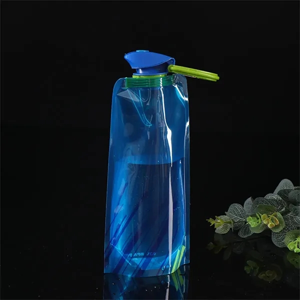 24oz Foldable Water Bottle with Leakproof Lid - 24oz Foldable Water Bottle with Leakproof Lid - Image 6 of 6