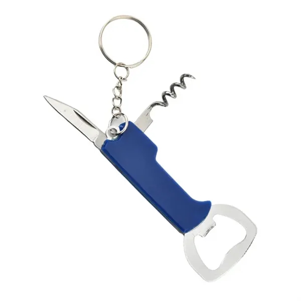 Multifunctional Bottle Opener Keychain - Multifunctional Bottle Opener Keychain - Image 1 of 6