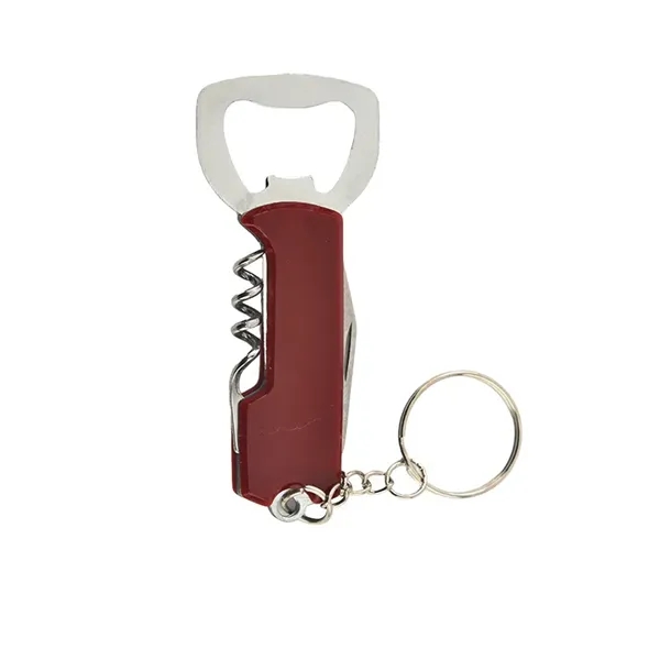 Multifunctional Bottle Opener Keychain - Multifunctional Bottle Opener Keychain - Image 3 of 6
