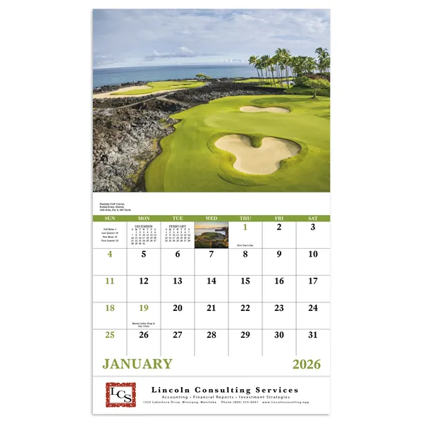 Good Value™ Fairways & Greens - Stapled Calendar - Good Value™ Fairways & Greens - Stapled Calendar - Image 3 of 6