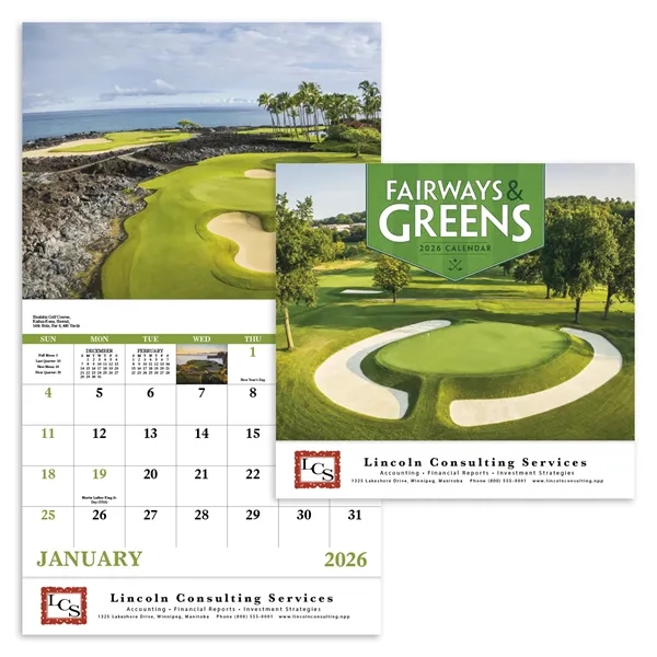 Good Value™ Fairways & Greens - Stapled Calendar - Good Value™ Fairways & Greens - Stapled Calendar - Image 5 of 6
