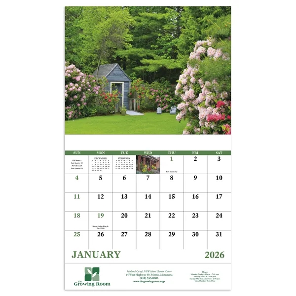Good Value™ Garden Walk - Stapled Calendar - Good Value™ Garden Walk - Stapled Calendar - Image 4 of 6
