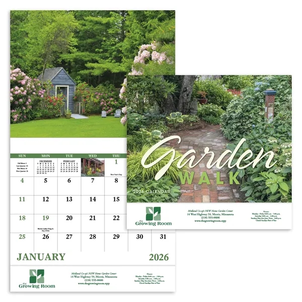 Good Value™ Garden Walk - Stapled Calendar - Good Value™ Garden Walk - Stapled Calendar - Image 6 of 6