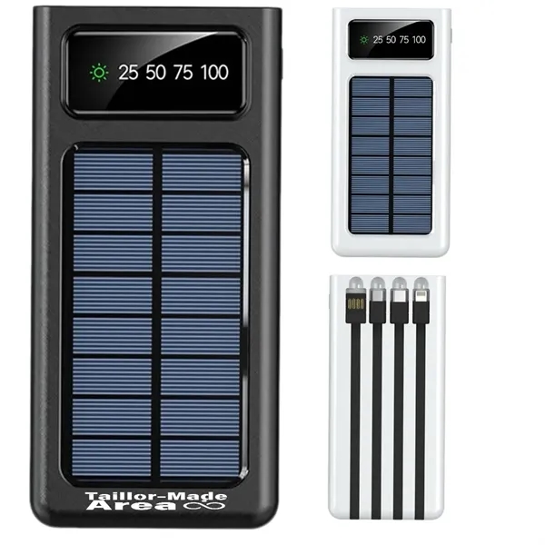 20000mAh Portable Power Bank Solar Charger - 20000mAh Portable Power Bank Solar Charger - Image 0 of 6