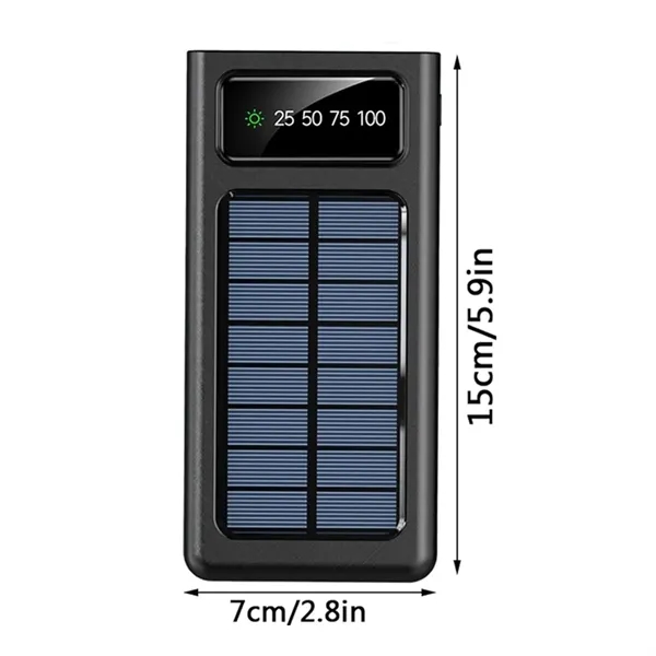 20000mAh Portable Power Bank Solar Charger - 20000mAh Portable Power Bank Solar Charger - Image 1 of 6