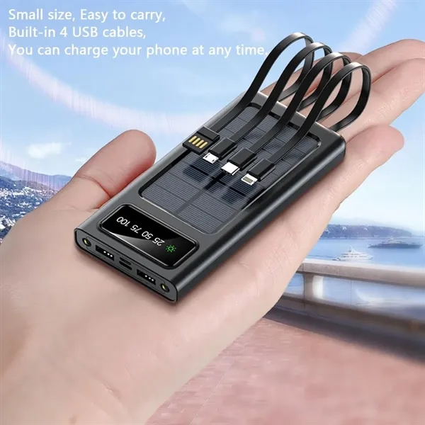 20000mAh Portable Power Bank Solar Charger - 20000mAh Portable Power Bank Solar Charger - Image 2 of 6