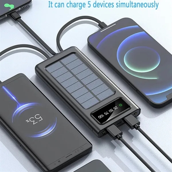 20000mAh Portable Power Bank Solar Charger - 20000mAh Portable Power Bank Solar Charger - Image 3 of 6