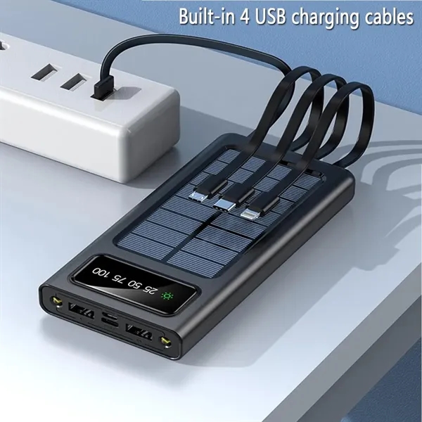 20000mAh Portable Power Bank Solar Charger - 20000mAh Portable Power Bank Solar Charger - Image 5 of 6